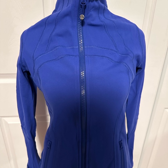 Lululemon Define Jacket in Sapphire Blue Size 10 - Picture 10 of 12